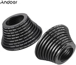 Andoer photography lens filter converter rings size 37mm to 82mm