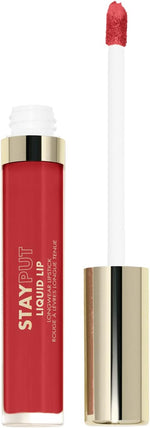 Milani transfer proof liquid lipstick shade Unhinged container with precision doe foot applicator.