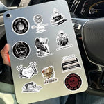 Waterproof booktok themed stickers for tablets and laptops