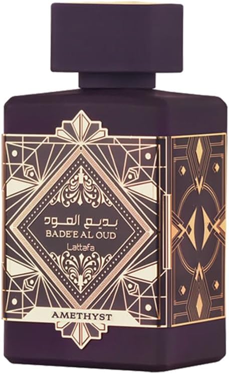 Lattafa Bade'e Al Oud Amethyst for Unisex Eau de Parfum Spray, 3.4 Ounce / 100 Ml - Image 1
