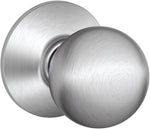 Schlage Orbit satin chrome door hardware installed on interior door