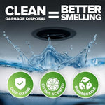 Kitchen sink setup using Renuv drain freshener for maintenance