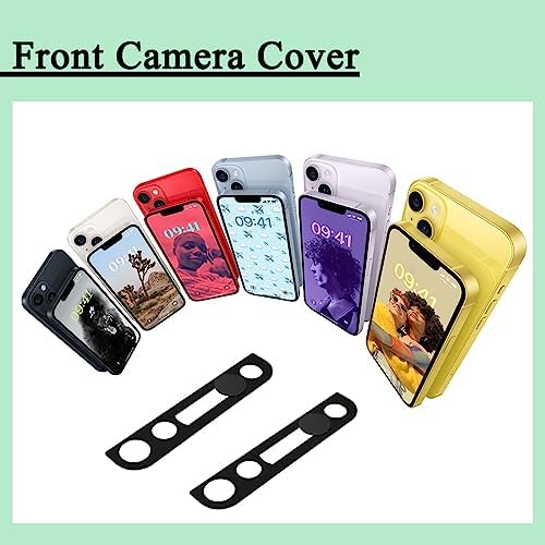 Minimalist black camera protector cover matching the sleek glass finish of a modern phone