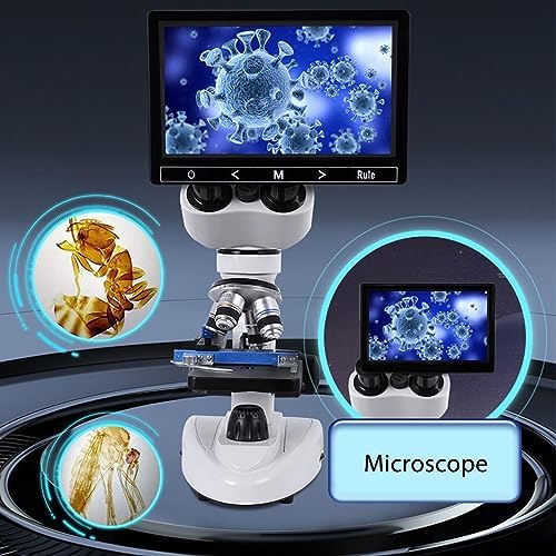 Dpofirs high definition inspection microscope showing the coarse and fine focusing knobs