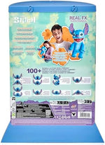 Side profile view of Real Fx Disney Stitch animatronic toy