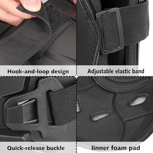 Close up view of the breathable mesh lining on the ridbiker protective riding vest
