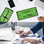 Lantoozi desk golf game set with flag and balls