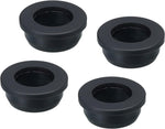 MECCANIXITY 4Pcs T Shape Rubber Grommet Mount Dia 30mm ID 20mm H 10mm Seal Protection Hole Plugs for Cable Pipe Black - Image 9