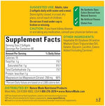 Premium imported Nature Made Magnesium Citrate softgels bottle layout with clear specifications for sixty day supply count.