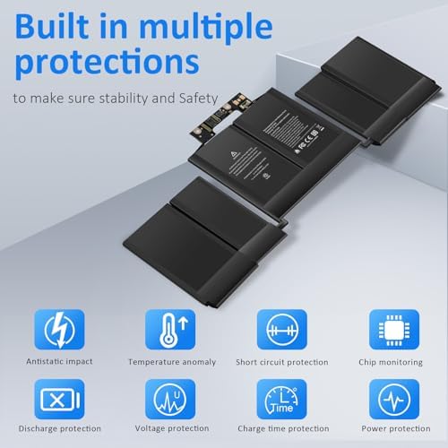 Wefly A2251 replacement battery layout highlighting the slim profile construction.