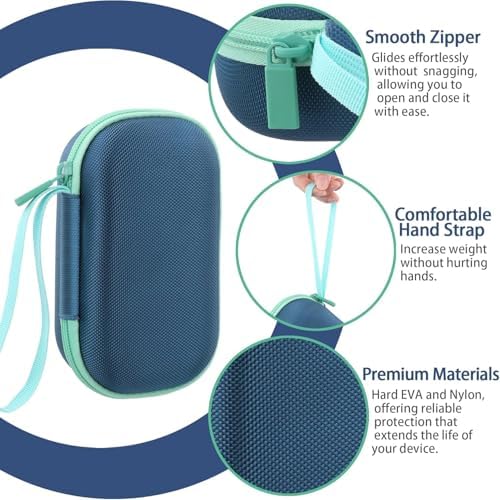 Co2CREA protective speaker case sturdy nylon carrying strap attached to the exterior shell
