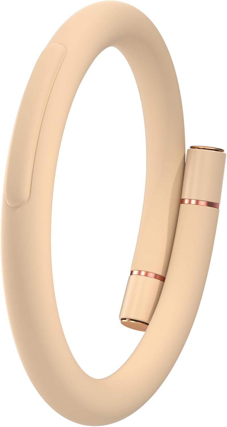 BuggyBands Mosquito Bracelets, Insect & Pest Mosquito Bands for Adults and Kids, DEET Free, Mosquito Wristbands Outdoor Patio Hiking Camping Gear Must Haves (10 Replacement Cores - Pink) - Image 1