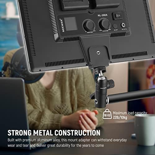 NEEWER premium gear mount adapter showing the full product kit packaging components clearly