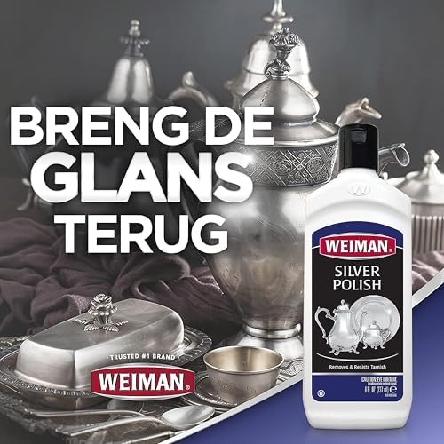Professional silver restoration cream with protective anti-tarnish barrier