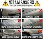 Automotive clear coat safe micro abrasive polish from ExoForma with included microfiber wiping towel.
