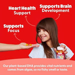 Feel Great Vitamin Company children premium algal dha gluten free dietary supplements side view