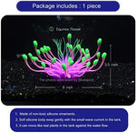 Bluecoco aquarium plant ornament with secure suction cup base attachment