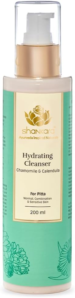 Shankara fine line hydrating facial cleanser front view bottle