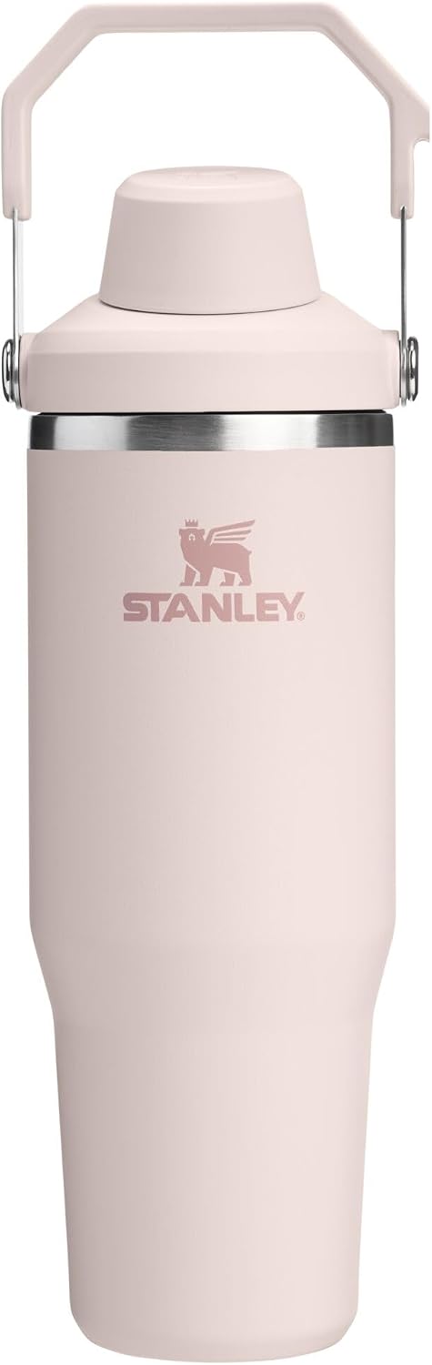 Stanley IceFlow leakproof tumbler twist on cap mechanism close up