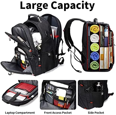 SHRRADOO airline approved travel gear closeup showing premium zippers and water-resistant fabric details.