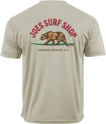 Joe's Surf Shop athletic tee sleeve and shoulder fit