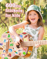 Apakkai 600 piece bulk sticker pack packaging display