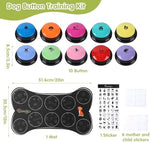 Close up view of the thirty second high definition recordable pet training buzzer showcasing the responsive top touch surface