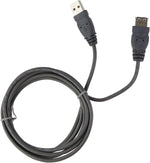 Belkin USB A/A Extension Cable, USB Type-A Female and USB Type-A Male (6 Feet), Black - Image 1
