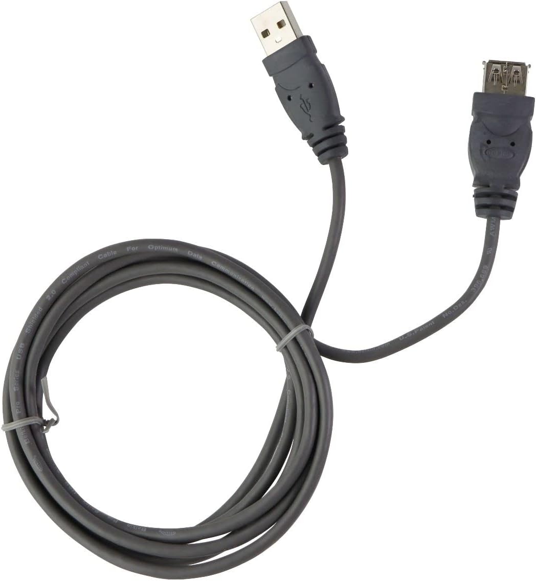Belkin USB A/A Extension Cable, USB Type-A Female and USB Type-A Male (6 Feet), Black - Image 1