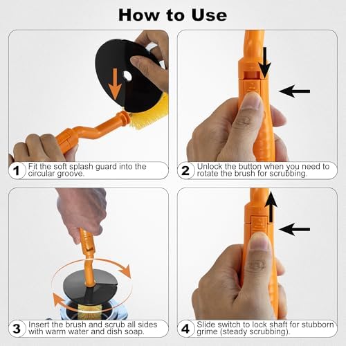 Cleanan durable nylon bristle head detail