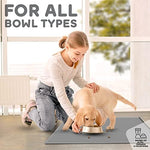 Pethappily pet placemat for food and water