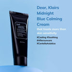 Texture shot of Midnight Blue Calming Cream
