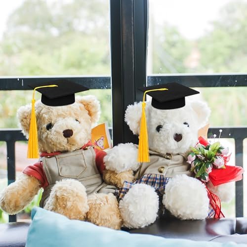 Foilswirl mini graduation cap set of twelve