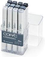 Copic Classic Cool Gray marker set front view packaging