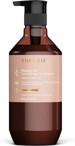 Theorie Marula Oil Smoothing Conditioner front view bottle for frizzy hair