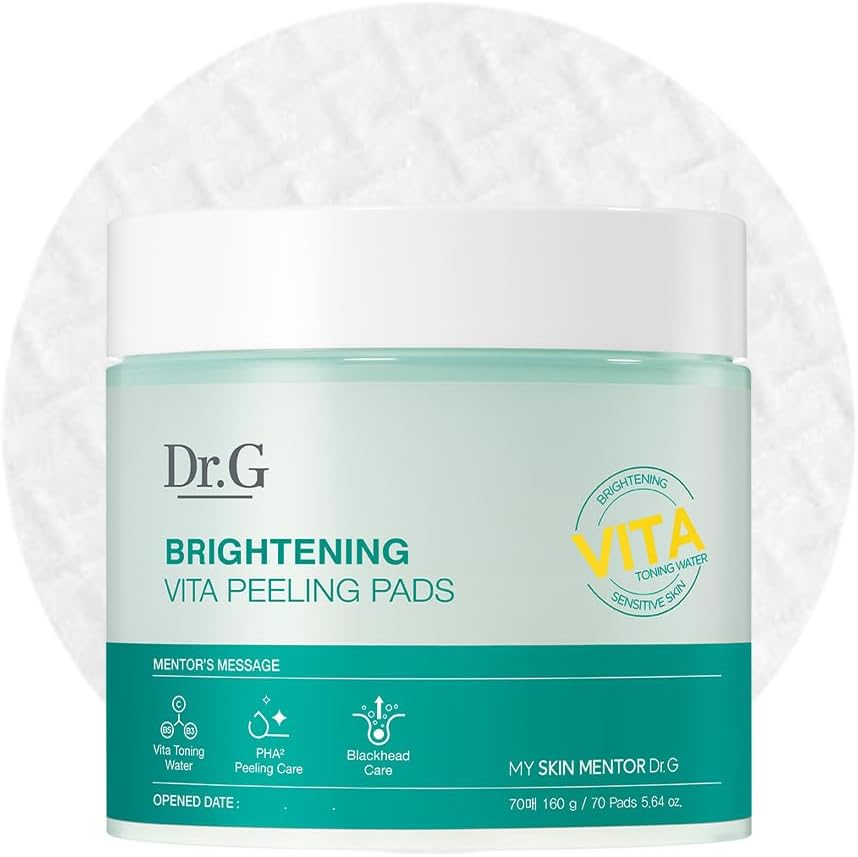 Dr.G Brightening Vita Peeling Toner Pads container front view