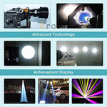 Product packaging container alongside the replacement lamp module showing full contents