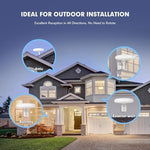 1byone compact RV and attic television antenna showcasing durable moisture proof outer housing