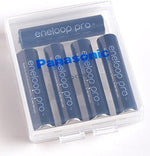 Durable Japanese designed Panasonic Eneloop battery travel accessories opened flat.