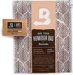 Authentic Boveda two-way humidity control bag with patented technology label.