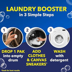OxiClean White Revive 24 Count bag details and usage instructions.