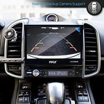Pyle Bluetooth car receiver rear view illustrating the RCA and auxiliary connection ports.