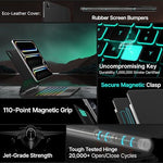 Typecase magnetic cantilever stand tracking dynamic viewing angles on an iPad Pro 2024