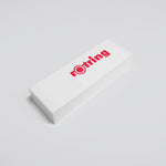 Close-up of the ergonomic rubberized grip on the Rotring Tikky pencil