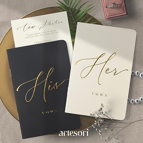 Back view of Artesori wedding vow books showing rounded edge design