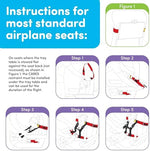 Cares child aviation restraint system installed on seat