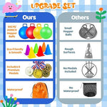 Full 53 piece carnival game activity kit with carry bag