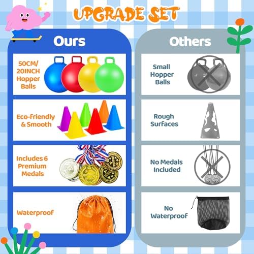 Full 53 piece carnival game activity kit with carry bag