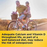 Nature Made Calcium 130 tablets supplement facts label