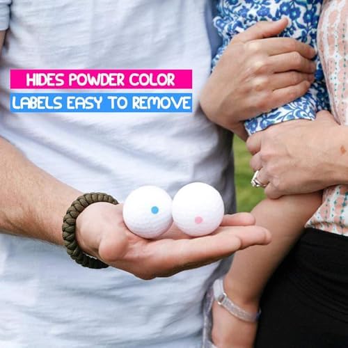 Authentic Winsharp gender reveal golf balls packaging